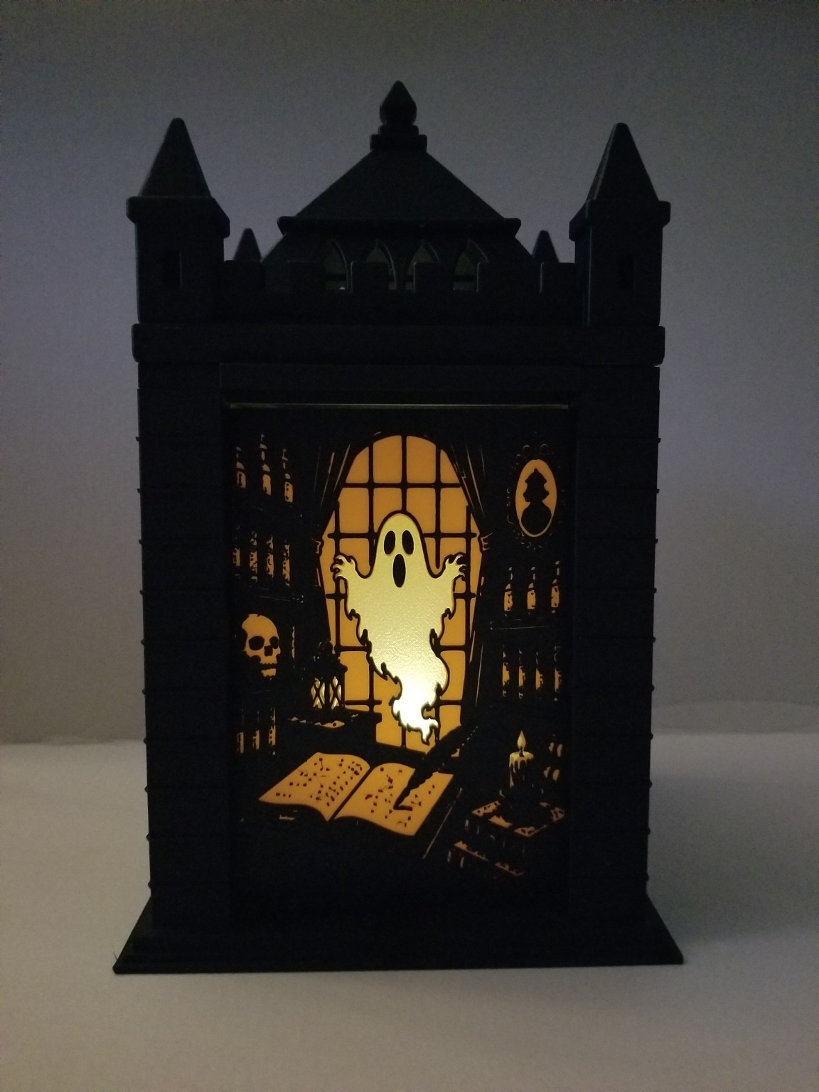 Illuminated ghostly encounter CastleGlow panel